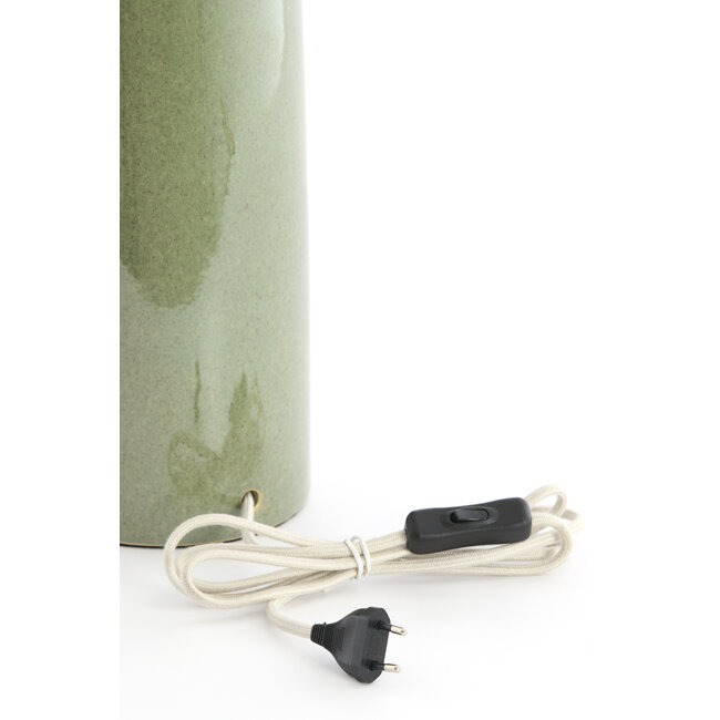 Light en Living Lampvoet Ø14x44 cm FRANIA ceramics mint groen-groen