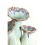 Light en Living Vaas deco 18x13x17,5 cm MISURINA paars-lichtblauw