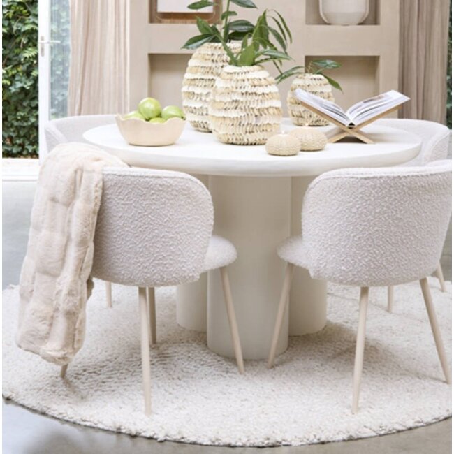 Light en Living Plaid 170x130 cm COMBARRO creme