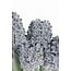 Light en Living Vaas deco 35x21x28 cm FLOWER keramiek blauw+groen