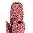 Light en Living Vaas deco 35,5x32x41 cm FLOWER keramiek roze+groen