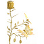 Light en Living Kandelaar 35,5x18x37,5 cm BUTTERFLY lichtroze+lichtgoud