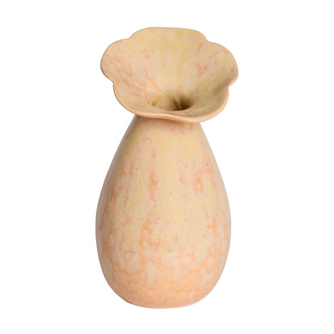 Light en Living Vaas deco Ø15,5x29 cm CULLA keramiek licht perzik