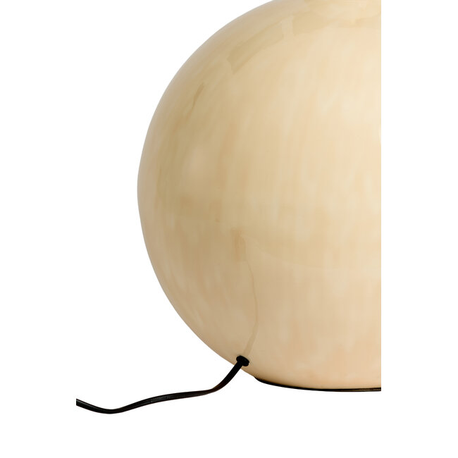 Light en Living Lampvoet Ø34,5x41,5 cm BENU shiny lichtroze-crème