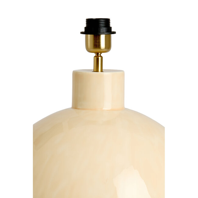 Light en Living Lampvoet Ø34,5x41,5 cm BENU shiny lichtroze-crème