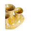 Light en Living Vaas deco 22,5x13,5x20 cm SIAJO keramiek geel-oranje