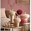 Light en Living Vaas deco  23x22,5x18 cm NEVANO mat perzik