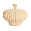 Light en Living Vaas deco  23x22,5x18 cm NEVANO mat perzik