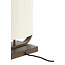 Light en Living Tafellamp 22,5x15x37,5 cm LECCE donkerbruin + touw naturel