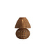 Light en Living Tafellamp Ø27,5x35 cm MAVON rattan donkerbruin