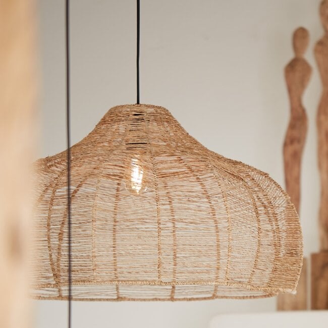 Light en Living Kap Ø43x29 cm TONODA jute naturel (excl pendel)