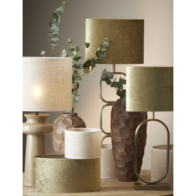 Light en Living Lampenkap cilinder 40-40-30 cm SENDAI zand