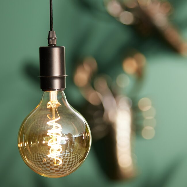 Light en Living Pendel met cup Ø5x7,5 cm CUPA mat zwart