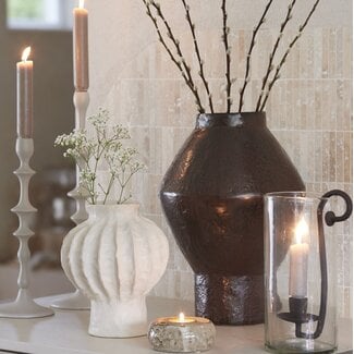 Light en Living Kandelaar Ø14x43 VICARI crème