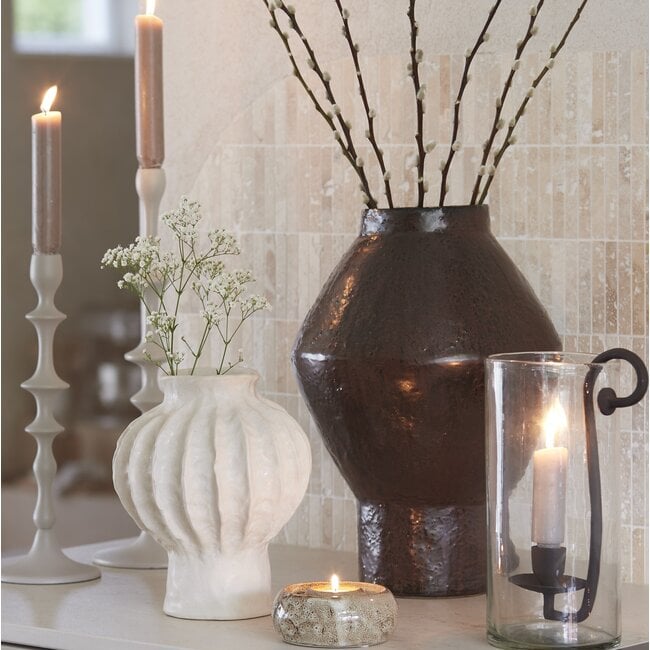 Light en Living Kandelaar Ø14x43 VICARI crème