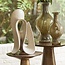 Light en Living Ornament op voet 20,5x19x39 cm ZAZINA taupe