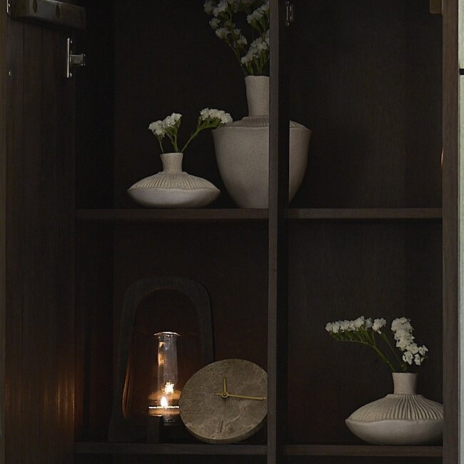 Light en Living Vaas deco Ø19x11 cm NEIRA crème
