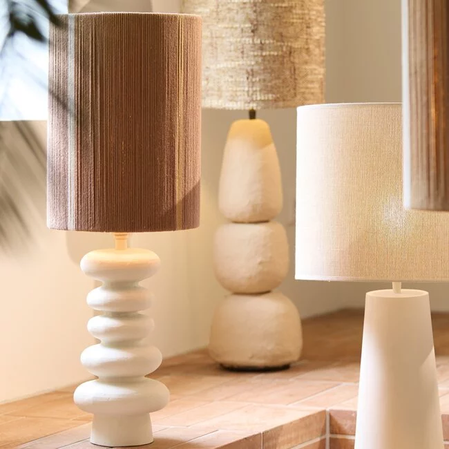 Light en Living Lampvoet Ø16x35 cm OLONA crème