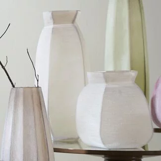 Light en Living Vaas 24,5x22,5x50,5 cm VELIKO glas bruin