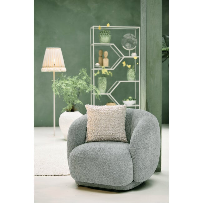 Light en Living Kussen 45x45 cm HUMADA bouclé naturel