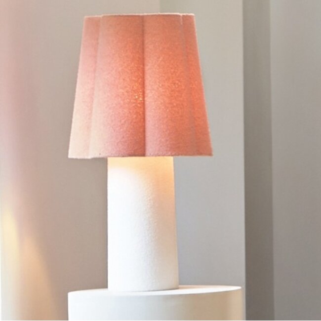 Light en Living Tafellamp Ø25X50 Cm Musaby wit+roze