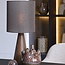 Light en Living Lampvoet Ø13,5X33,5 cm DINAN houtprint donkerbruin