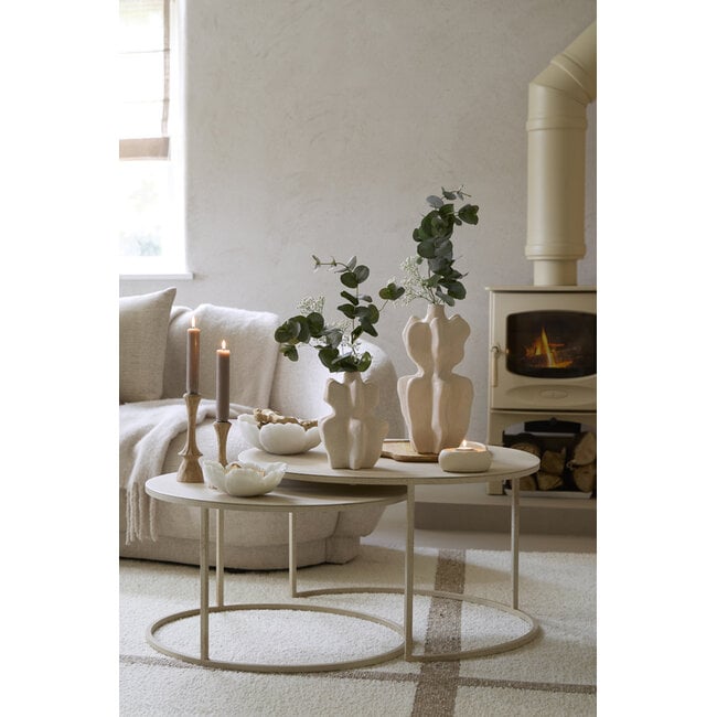 Light en Living Schaal 25,5x24x9,5 cm FRESIA crème