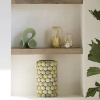 Light en Living Ornament 19,5x14,5x23 cm ZAINO groen