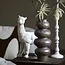 Light en Living Vaas deco Ø15,5x37,5 cm ROGANO keramiek donker bruin