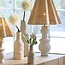 Light en Living Vaas deco Ø14,5x42 cm SESTO keramiek mat crème