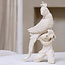 Light en Living Ornament 22,5x14x39 cm BIRD keramiek mat crème