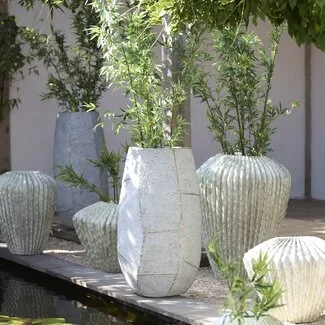 Light en Living Vaas  deco Ø32x28 cm CACTI shiny mint groen
