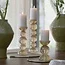 Light en Living Light & Living Kaarsenhouder ITINGA - Glas - Melk Amber - Ø10x26,5 cm