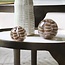 Light en Living Ornament Ø10X10 cm SAEL Glas Bruin+Creme+Glitter