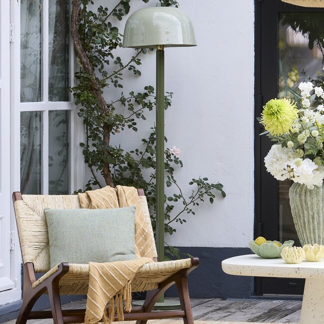 Light en Living Vloerlamp Ø40x155 cm MARIVET olijfgroen+lichtgroen