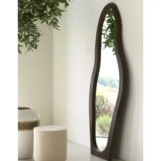 Light en Living Spiegel 84x4x200 cm RUTH  hout grijs bruin