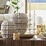 Light en Living Schaal ADA Ø42x5 cm – Glanzend Zandkleurig Keramiek | Light & Living