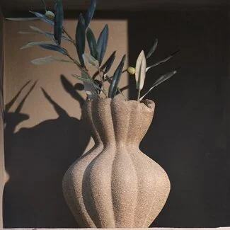Light en Living Vaas deco Ø20,5x24,5 cm SILLIAN keramiek mat bruin