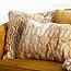 Light en Living Kussen 45x45 cm JEMBANA velvet zand+okergeel