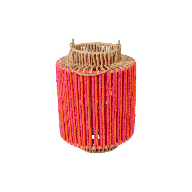 Countryfield Windlicht Bea S fuchsia/oranje