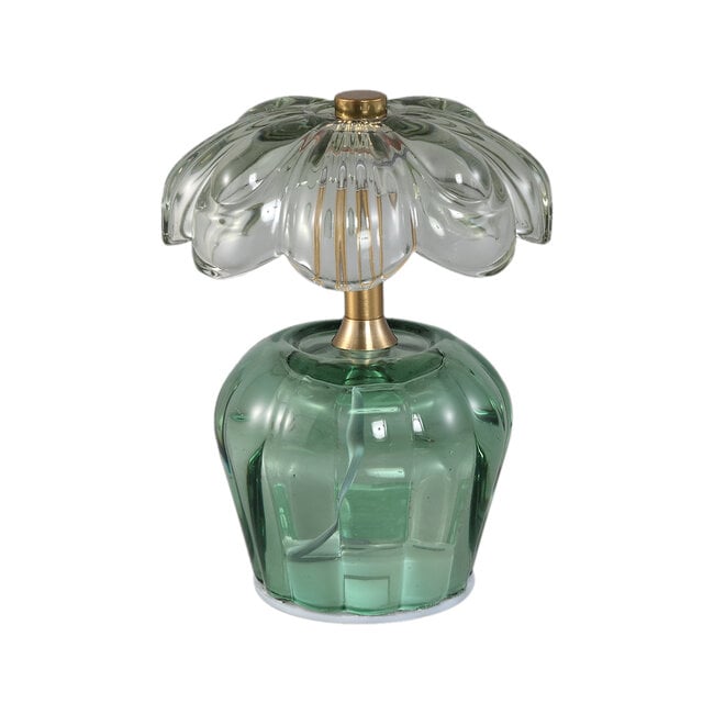 PTMD Kaydie Groen bloemvormige LED-lamp