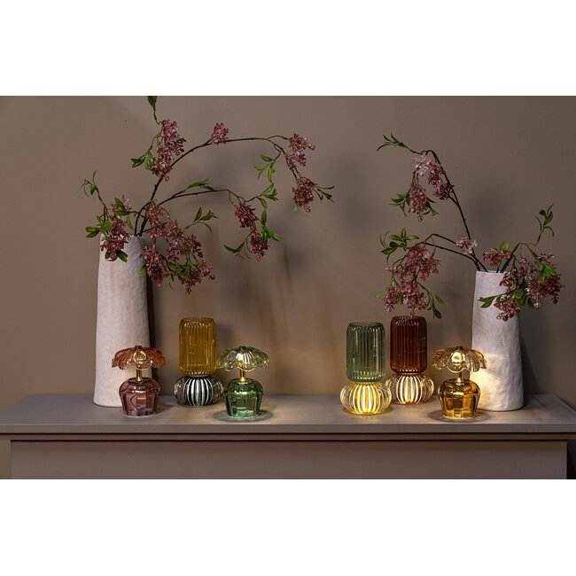 PTMD Kaydie Roze bloemvormige LED-lamp