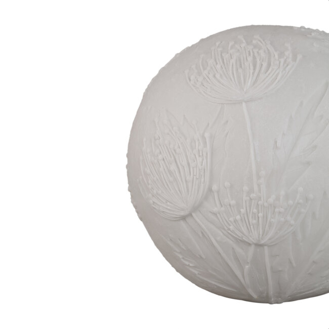 PTMD Hennah witte bloem LED-lampje oplaadbaar rond