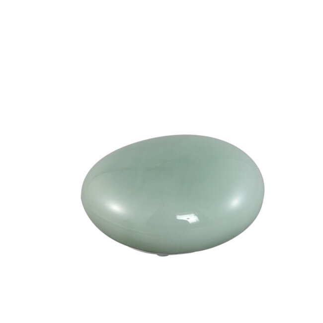 PTMD Shalon Mintgroene steen LED-lamp oplaadbaar M