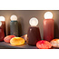 PTMD Shalon Roze steen LED-lamp oplaadbaar L