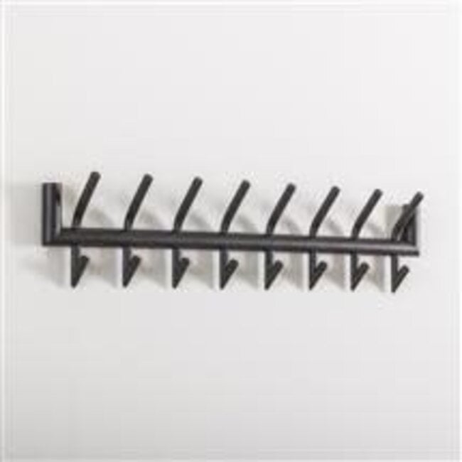WoonStijl Garderobe 2x8 haaks ronde buis