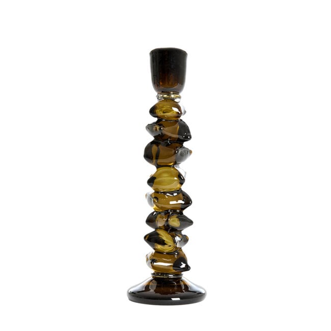 Light en Living Kandelaar Ø11x34 cm ESTIVA glas olijf groen