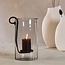Light en Living Windlicht 23X18X33 cm DOLEGA glas helder+donkerbruin