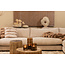 PTMD Kussen Divvo Beige brede rib vierkant