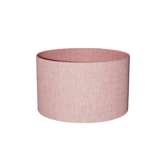 PTMD Lampenkap Rivvo Roze katoen linnen rond laag
